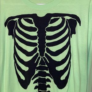 PLAYBOY CARTI TOUR LONG SLEEVE NEON GREEN SKELETON